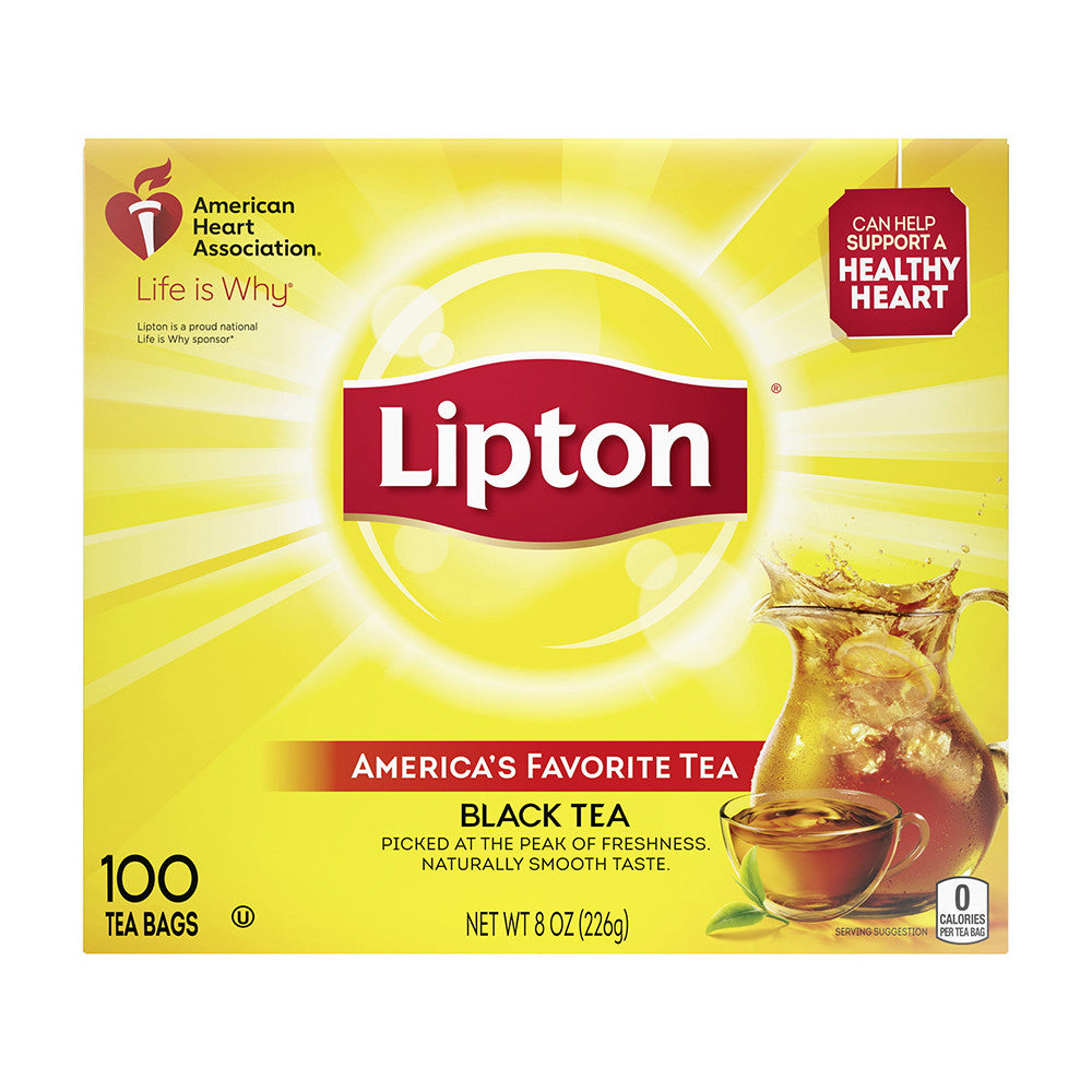 Lipton Black Tea Bags, 100 Ea